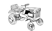 Simplicity Serf 515 lawn tractor